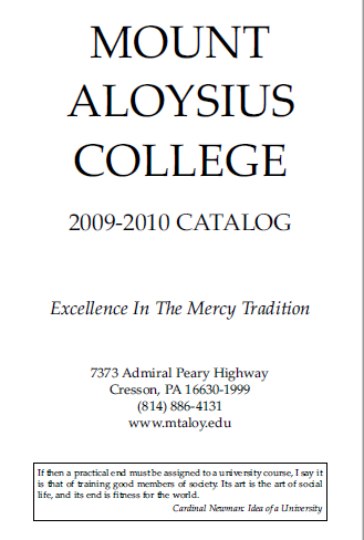 2009-2010 Catalog 